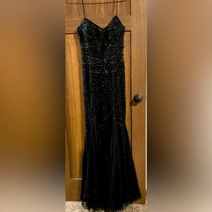 Black bridesmaid dress